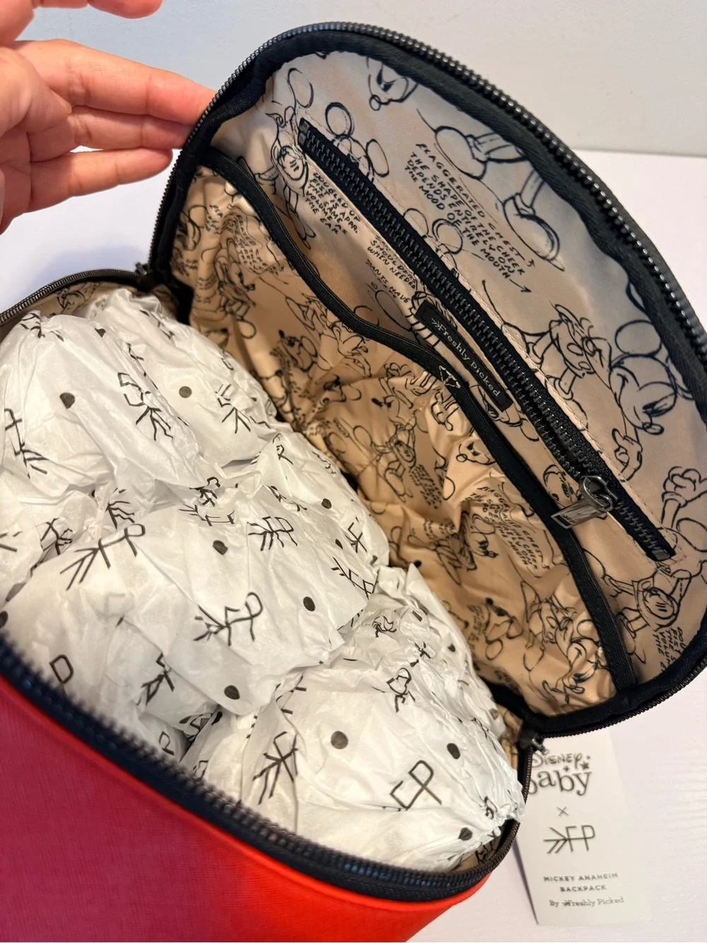 Freshly Picked x Disney Baby Mickey Anaheim backpack. NWT.